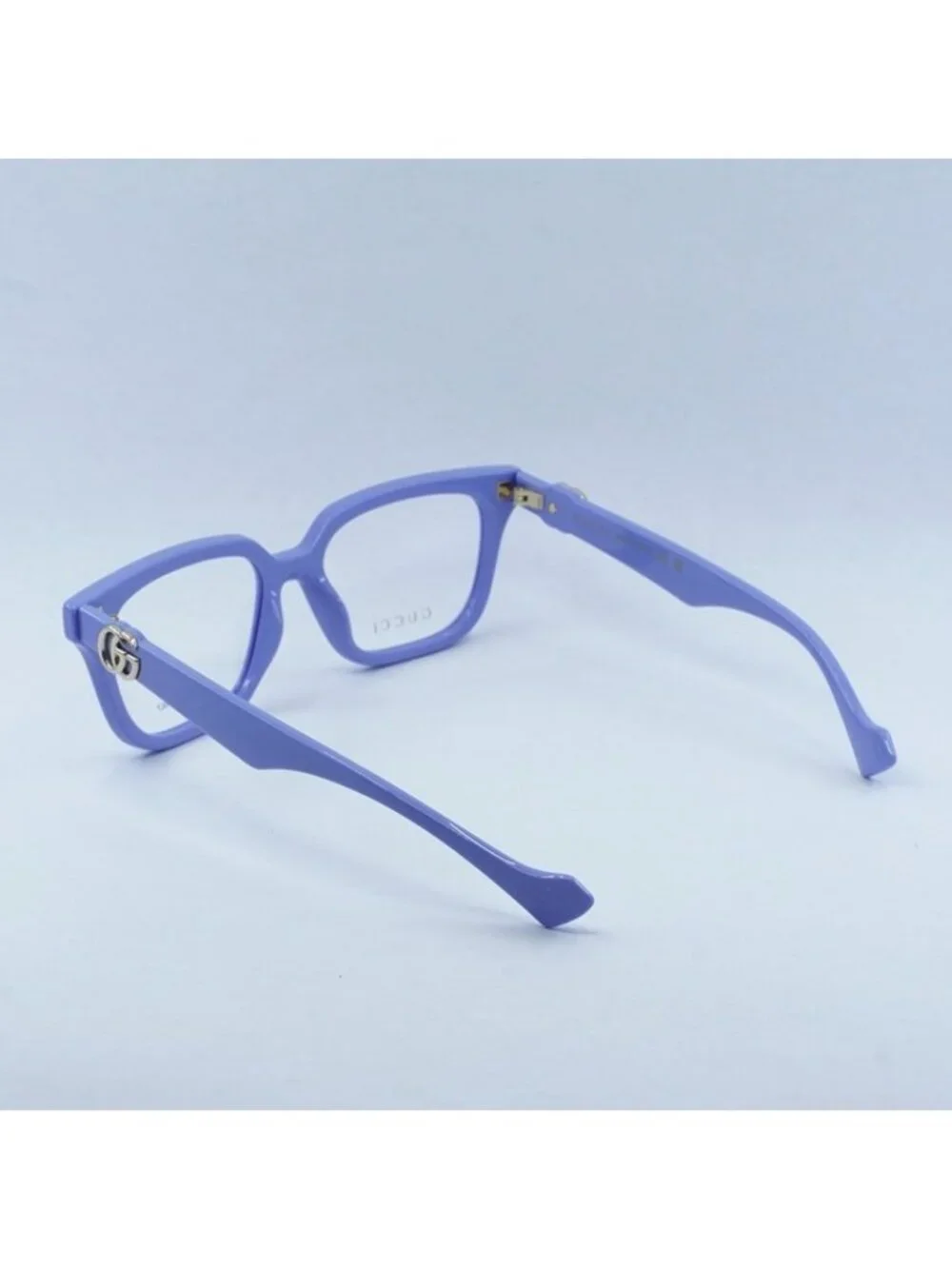 Gucci GG1536O 008 Eyeglasses Lilac 53mm Square Frame
